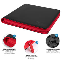 FunGuys PSA slab holder visible inside binder for secure transport