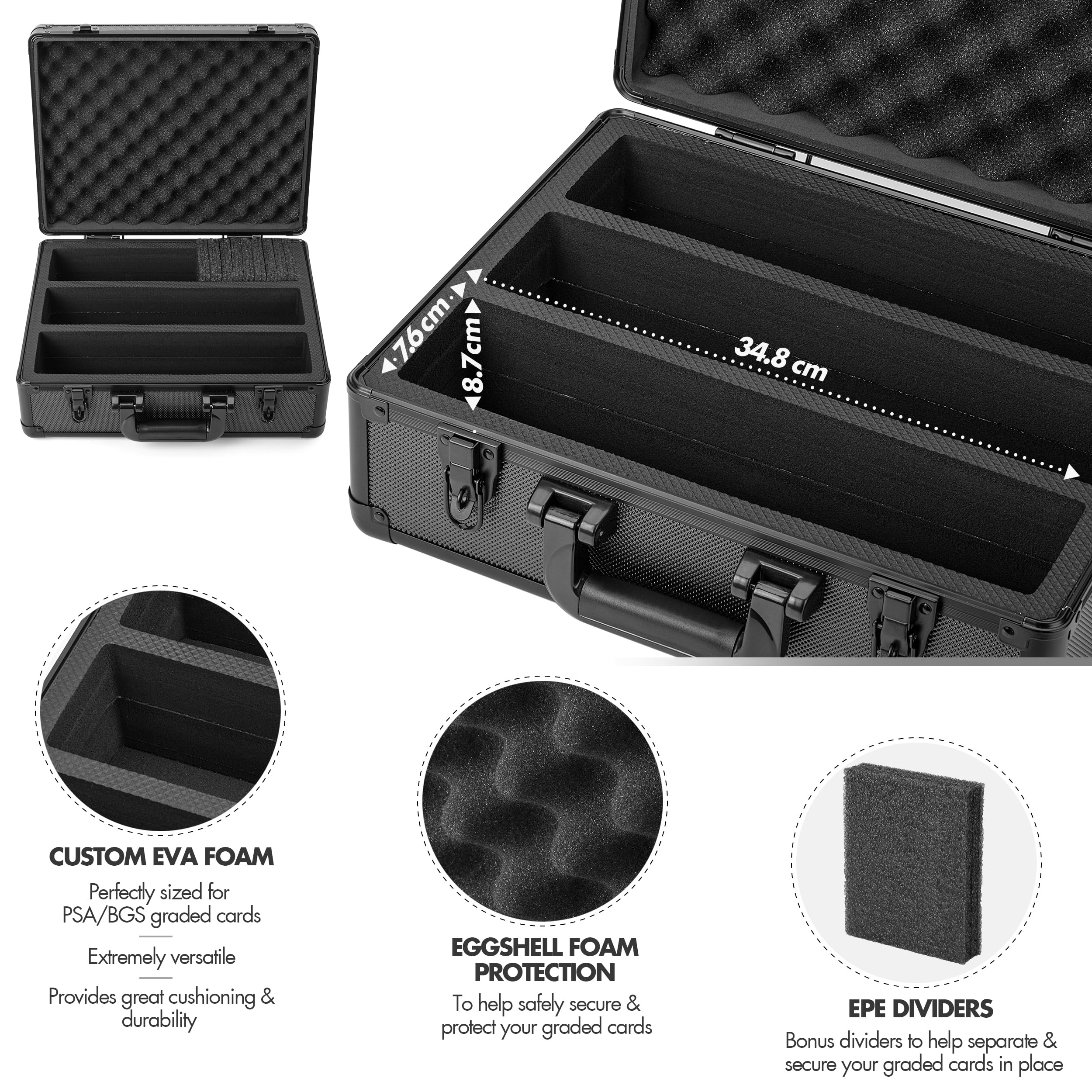 FunGuys Toploader aluminum frame and ABS panel convey premium durability.