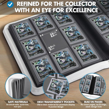 252-card capacity showcased for full card collections