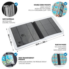 FunGuys binder interior lining adds luxury feel and scratch protection.