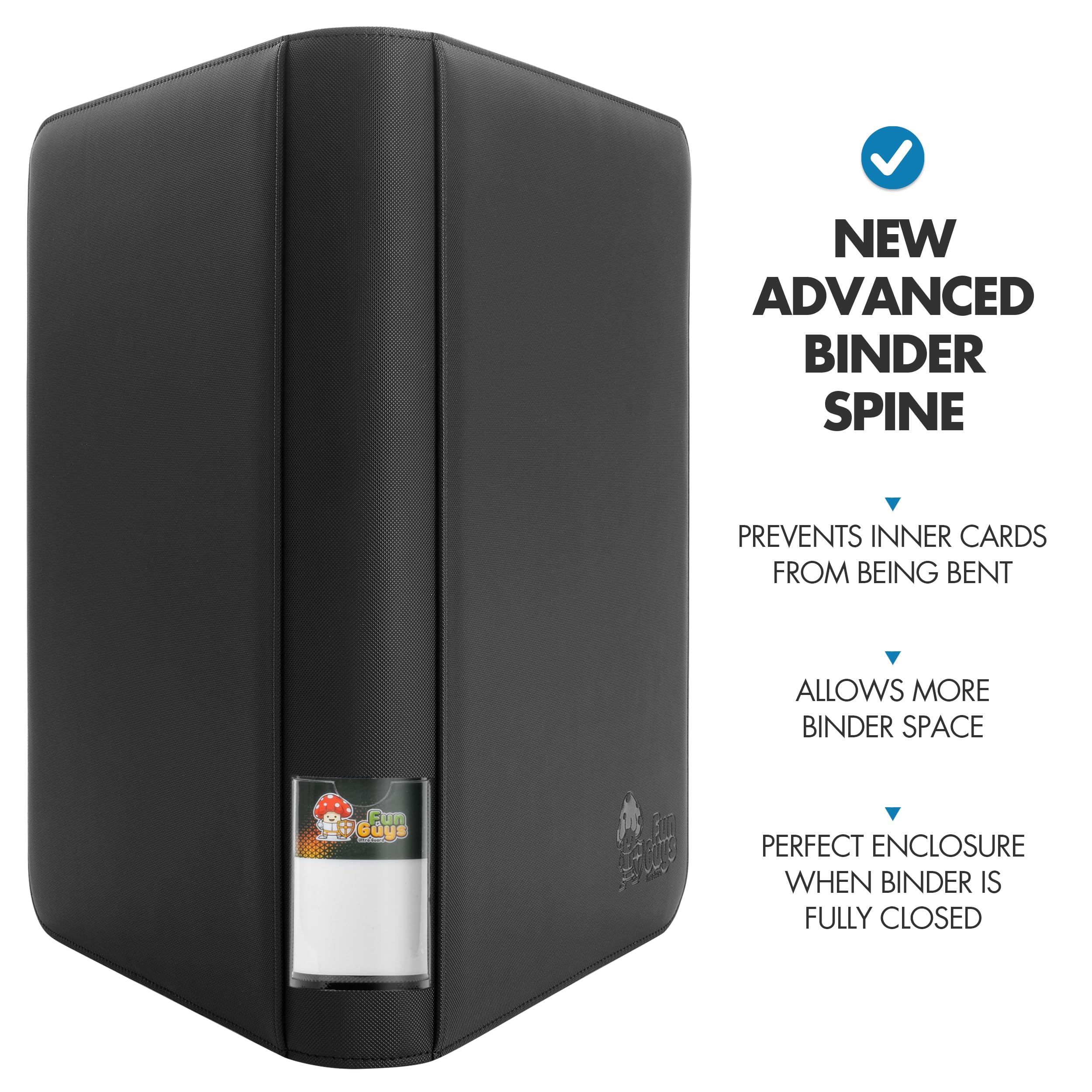 FunGuys Toploader Binder designed for display and travel with durable construction.