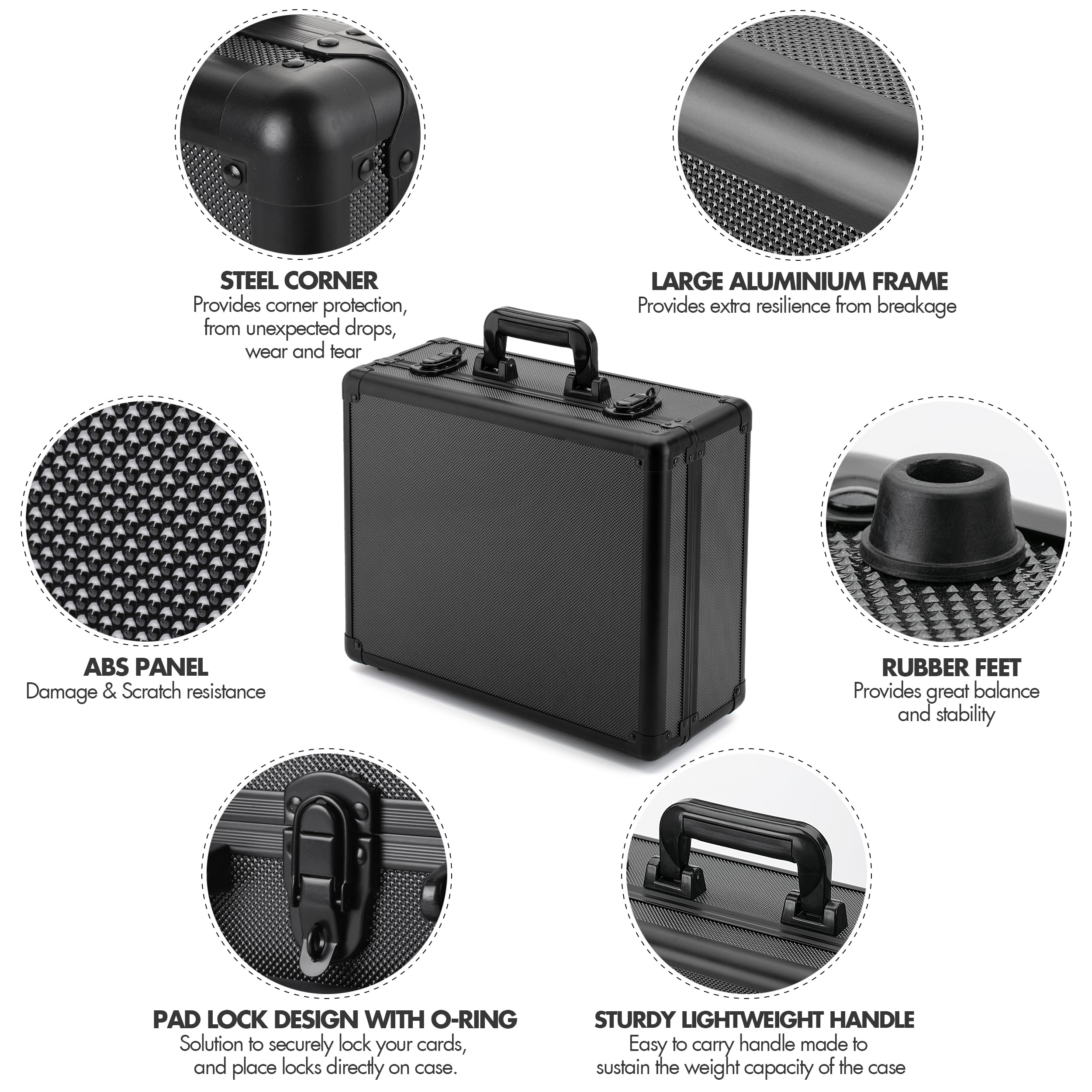 FunGuys Toploader nine foam dividers create organized, protected card sections.