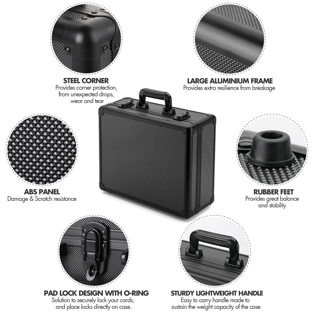 FunGuys Toploader nine foam dividers create organized, protected card sections.