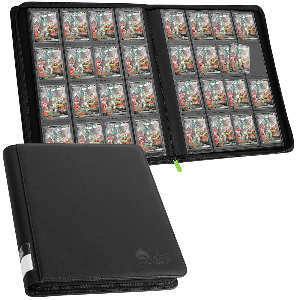 FunGuys trading card binder outer cover shows durable PU leather protection for collectables