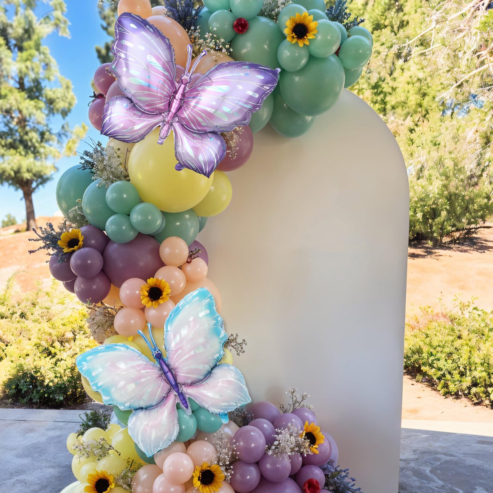 FunHot green macarons latex balloons bring fresh festive color