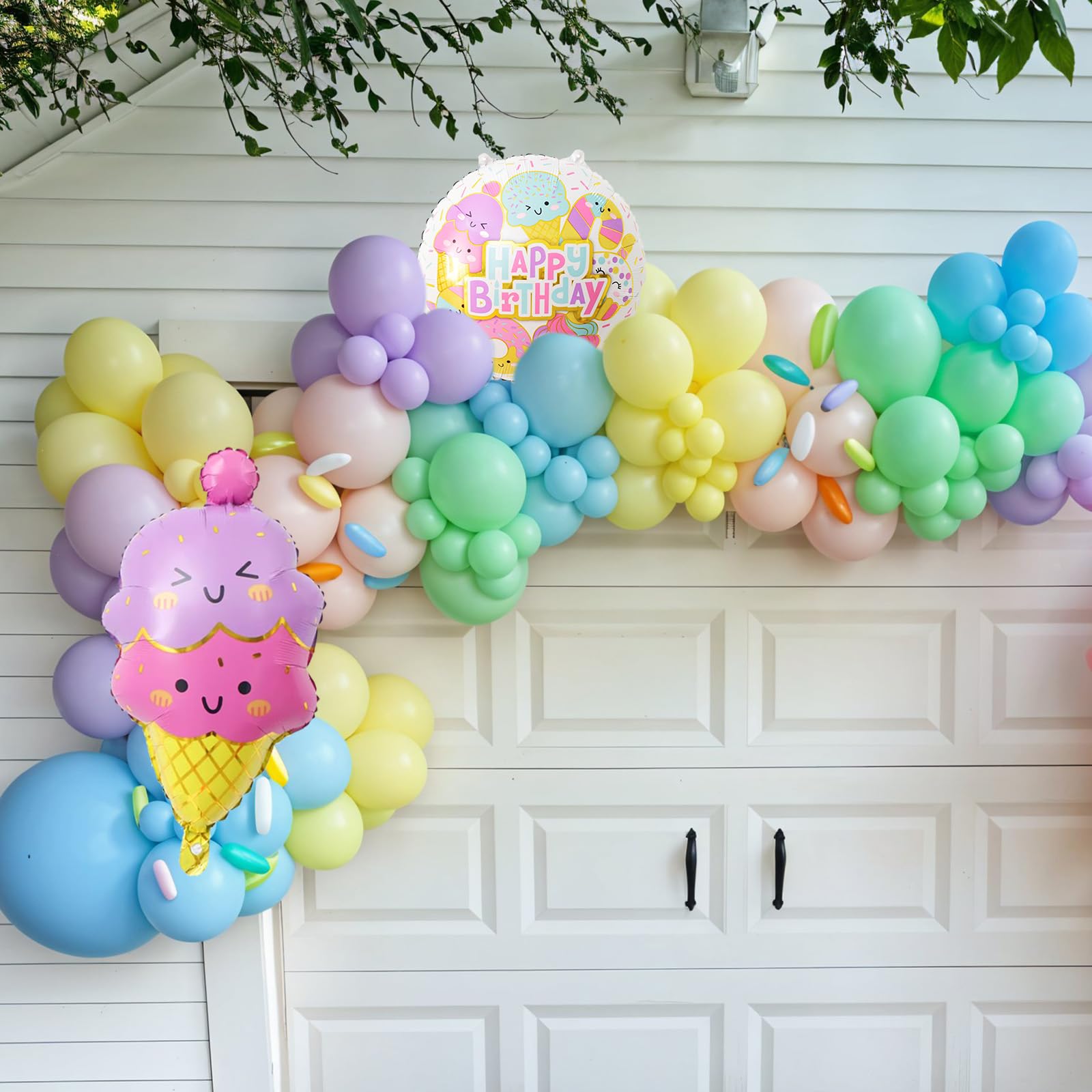 FunHot ice cream foil balloon adds a playful dessert vibe