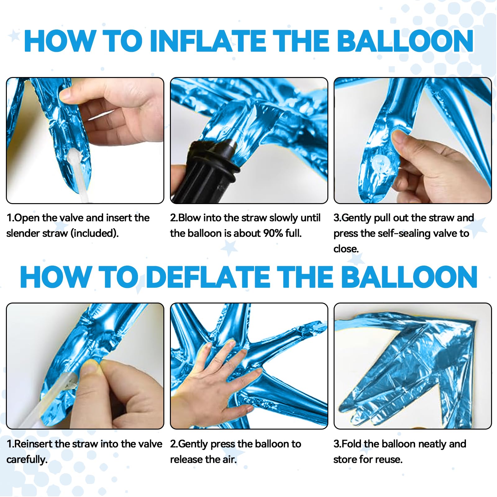 FunHot reusable foil balloons shine for future celebrations.
