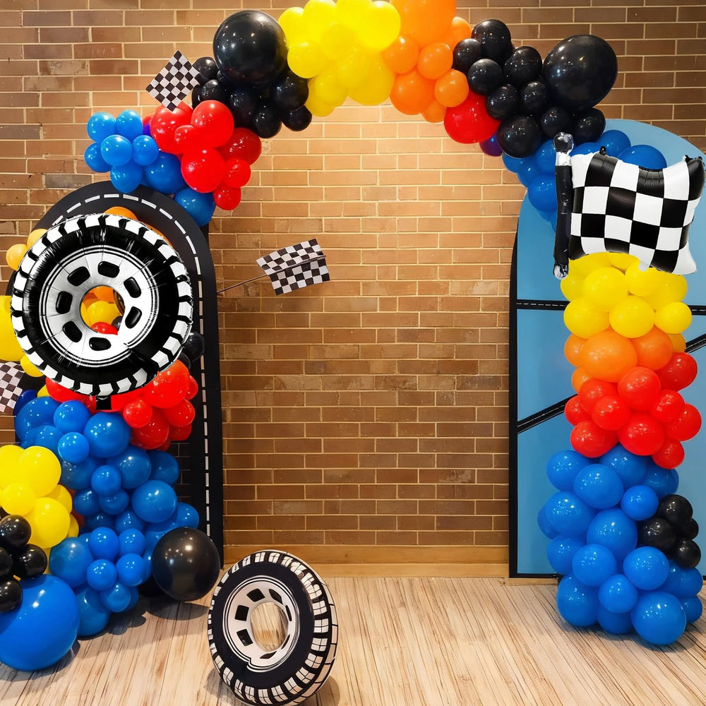FunHot balloon garland setup inspires arches and backdrops