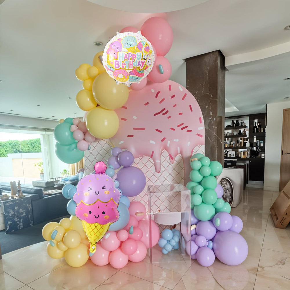 FunHot pastel pink macarons balloons create sweet focal points for photos