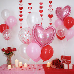 FunHot pearl pink balloons bring elegant dimension to ceilings