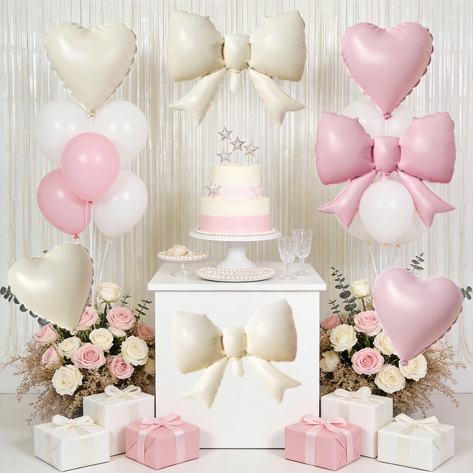FunHot photo backdrop-ready balloon setup creates a cohesive party scene.