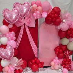 FunHot pink ribbon roll for garlands and arches and decorative ties
