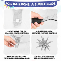 FunHot white latex balloons provide clean, versatile backdrops