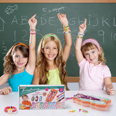 FUNiOi bracelet kit features five large beads for focal designs.