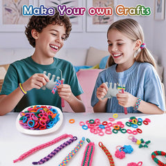 FUNiOi hair accessory projects using 1-inch diameter bands