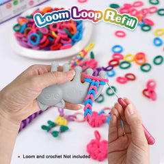 FUNiOi kids making bracelets with durable stretchy bands