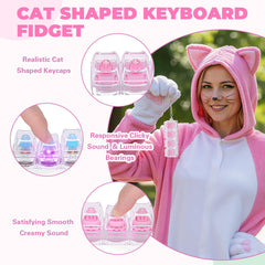 FunisFun stress-relief keyboard toy: portable, dual-key fidget for busy days.
