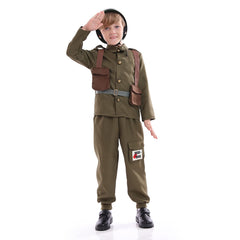 Funivals army soldier costume kids pants provide durable comfort for long cosplay sessions