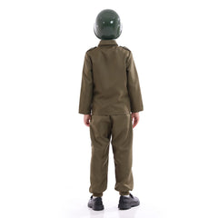 Funivals army soldier costume kids stage cosplay and Halloween adventures