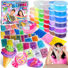 FunKidz 33 Cups Jumbo Slime Kit packaging, gift-ready display.