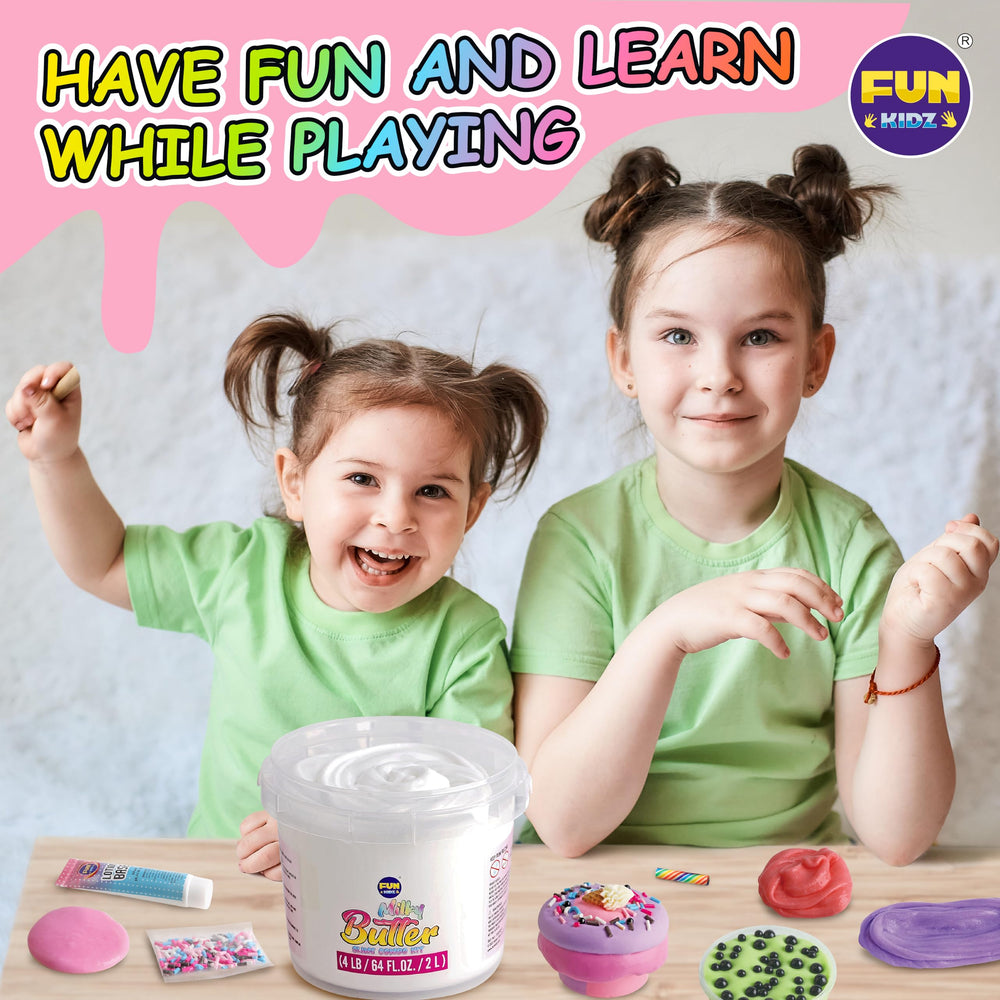FunKidz Boba Beads Slime brings tiny pearls for crunchy texture and mixing