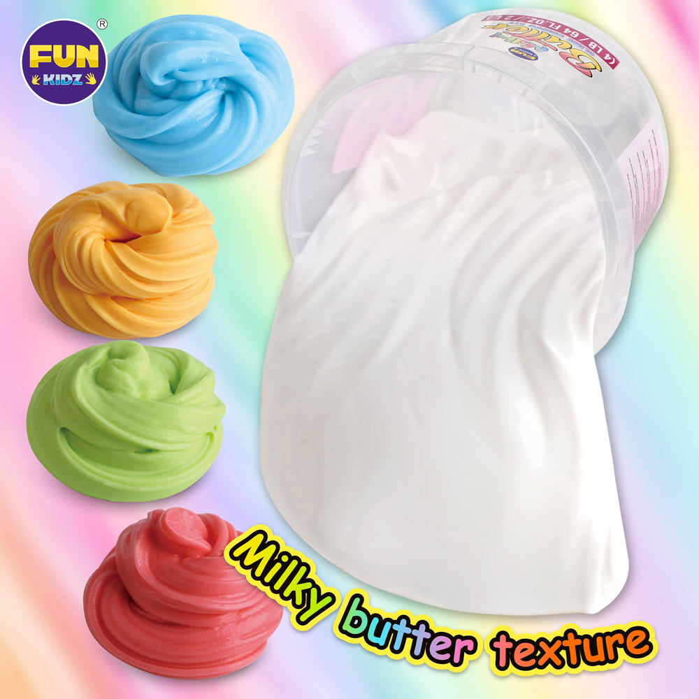 FunKidz Candy Sparkles Slime includes glittery accents for bright slime art