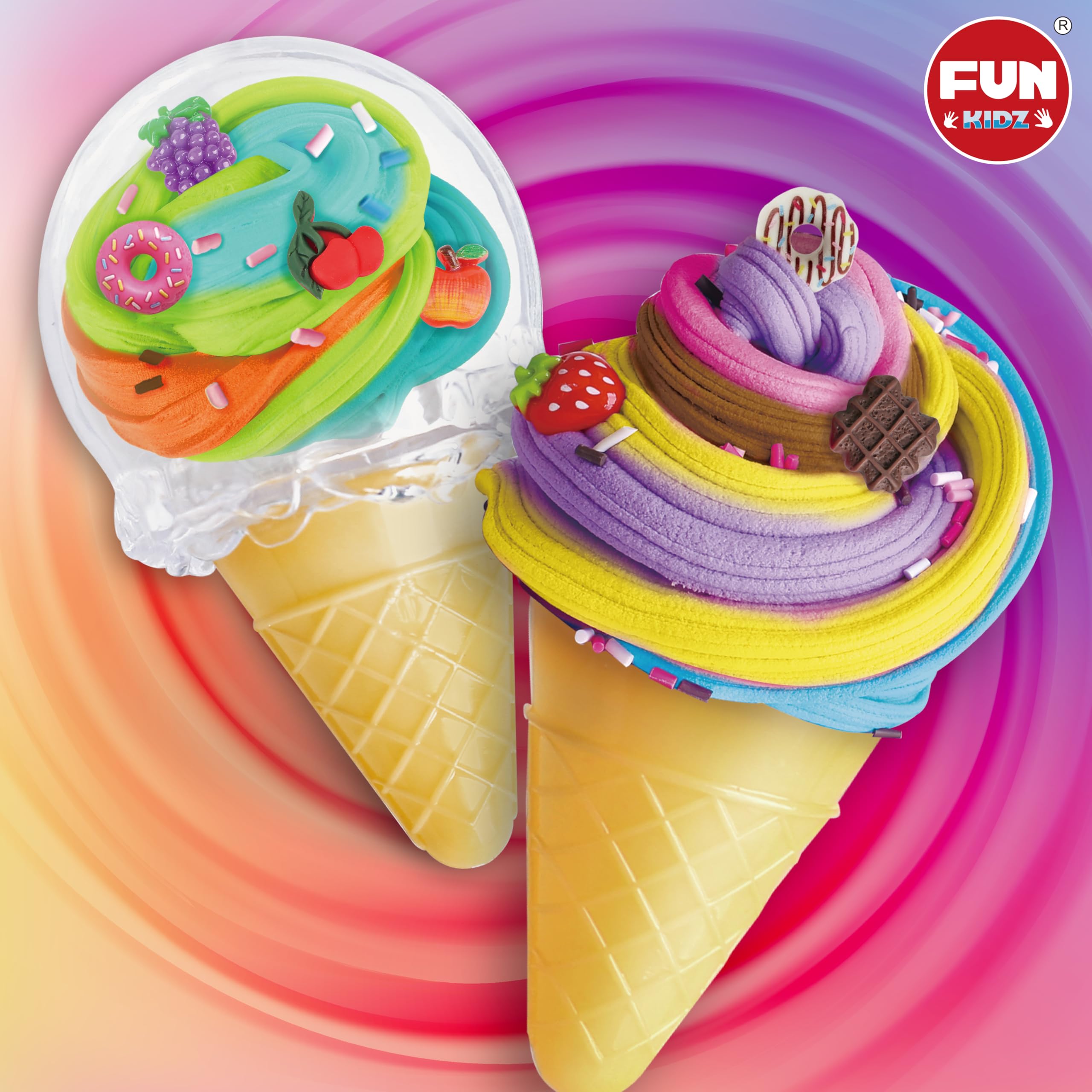 FUN KIDZ creativity boost—color mixing and charm pairing to enhance fine motor skills.