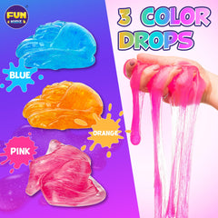 FunKidz slime boosts creativity and color sense during craft time.