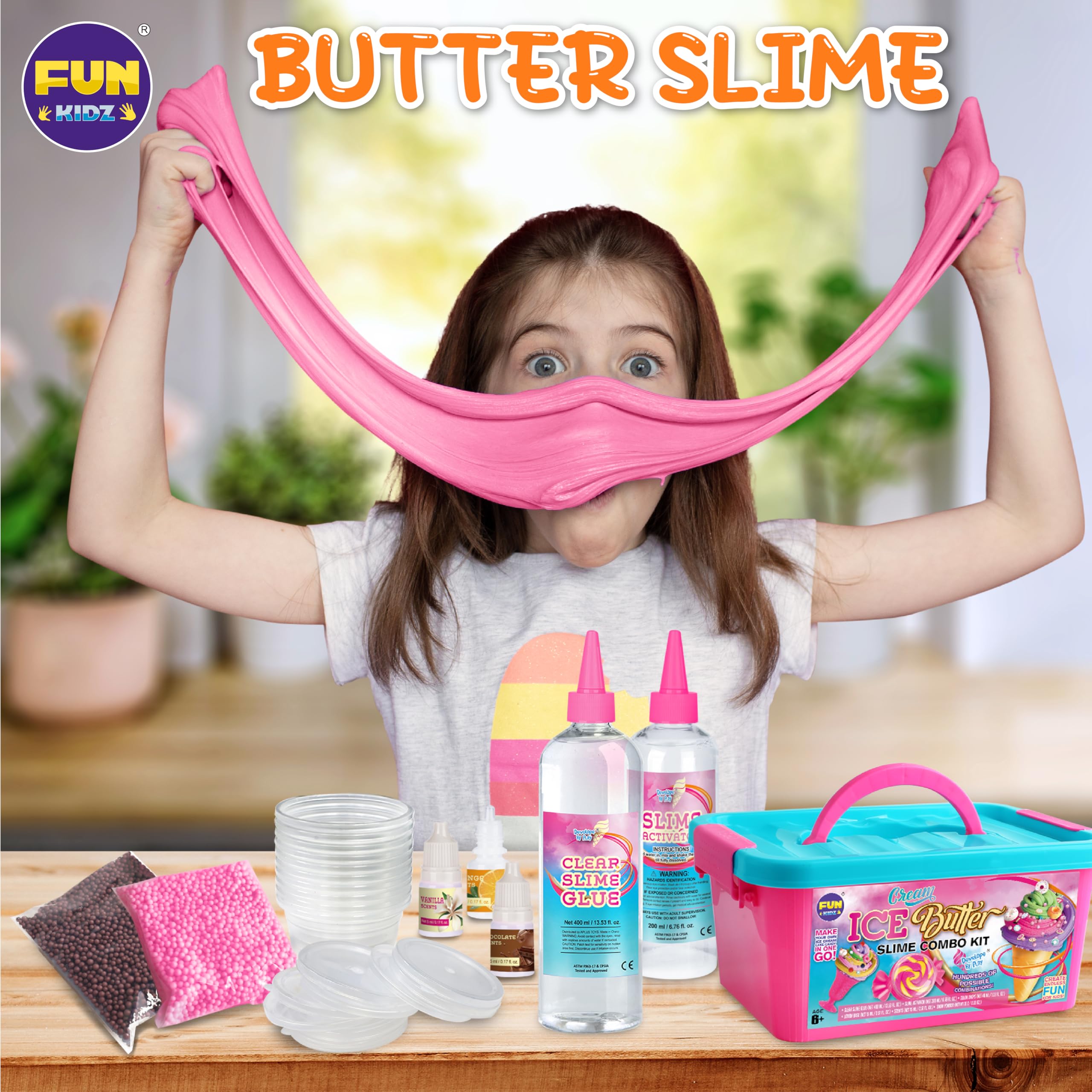 FunKidz Gift Butter Slime Family Play—perfect for parent-child crafting moments