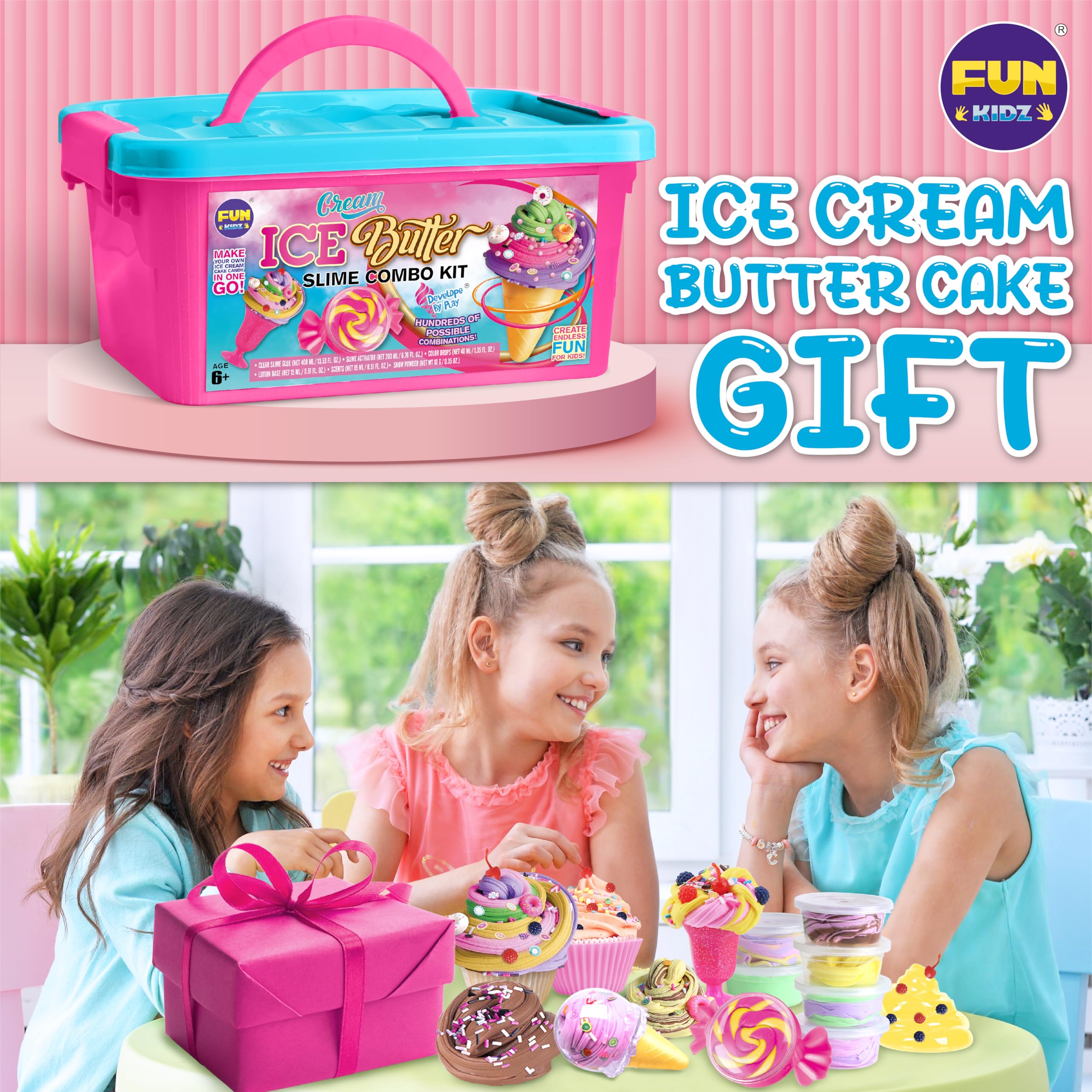 FunKidz Gift Butter Slime Scent Chocolate—warm chocolate notes for cozy slime making