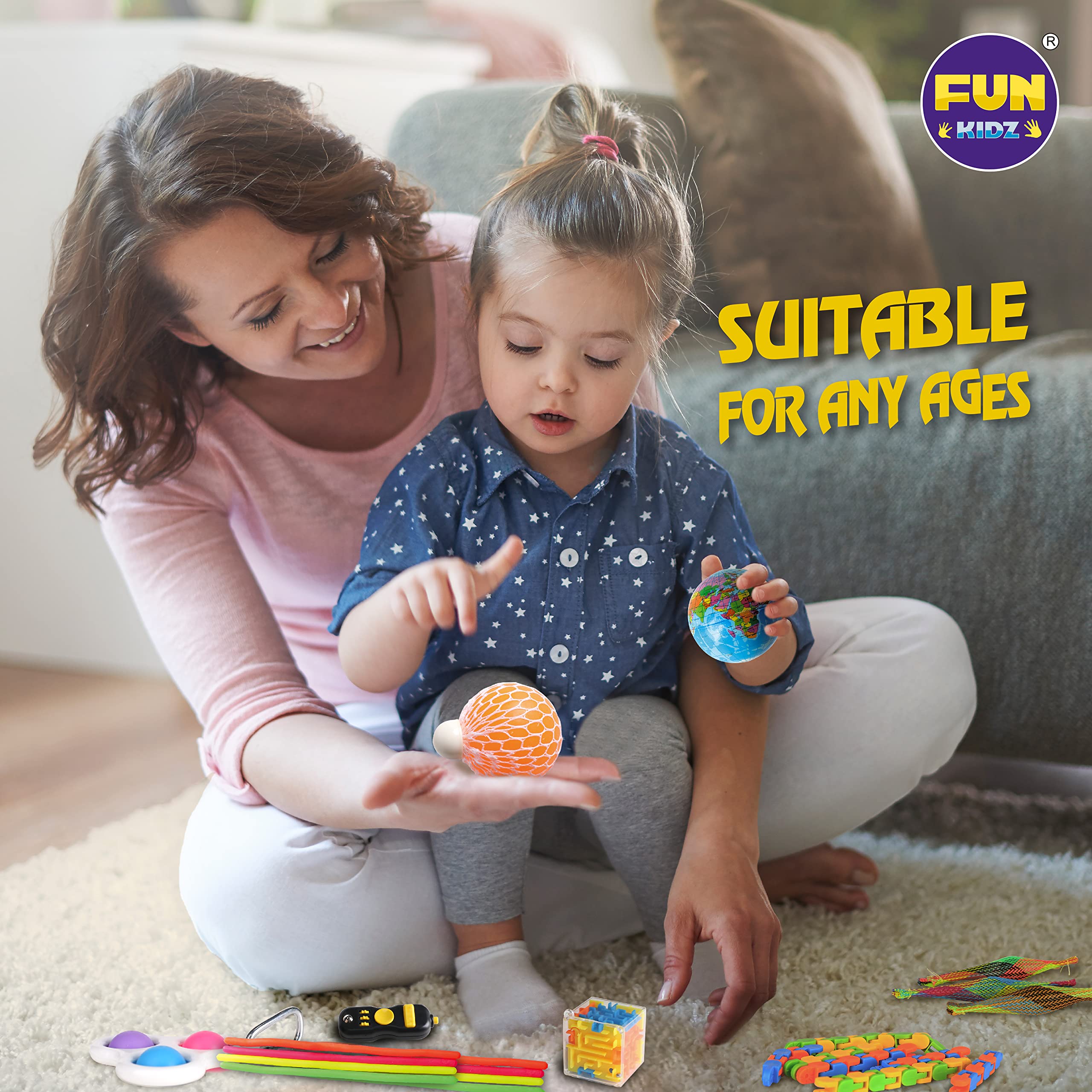 FunKidz Gift Fidget Box stocking-stuffer idea for kids
