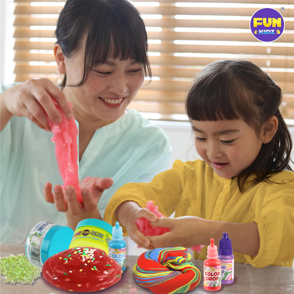 Funkidz gift-pack slime kit ideal for girls and boys.