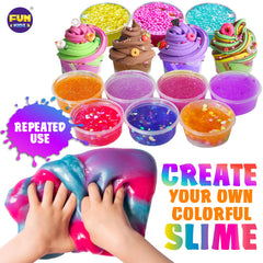 FunKidz glow-in-the-dark slime adds nighttime crafting fun.