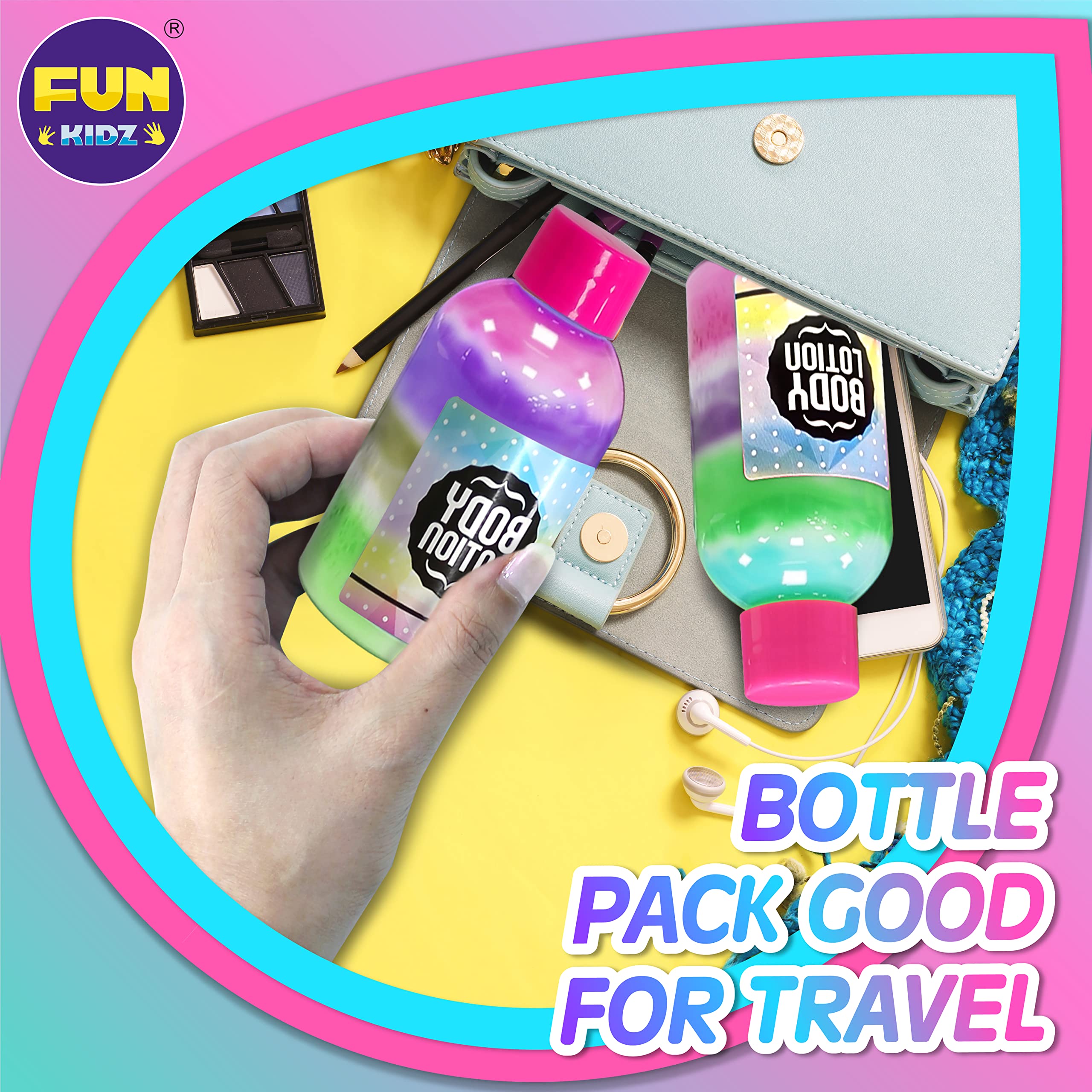 FunKidz Kid Body Lotion Making Kit — natural ingredients for a gentle, kid-friendly skincare activity.