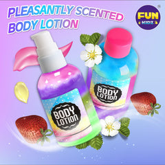 FunKidz Kid Body Lotion Making Kit — pearl powder adds subtle shimmer and smoother feel.