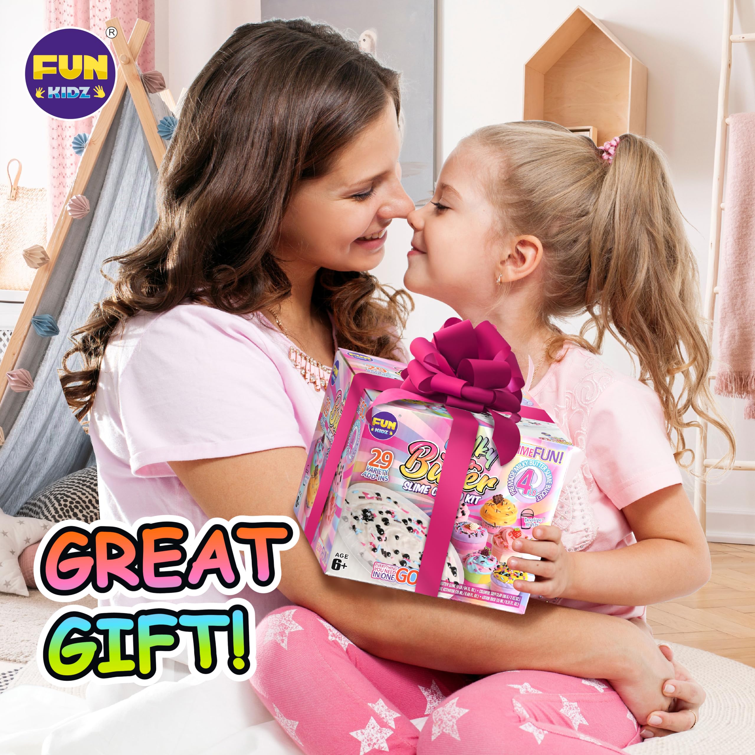 FunKidz Lotion Base Slime delivers smooth stretch and soft texture