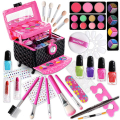 FUNKIDZ makeup kit open box with colorful cosmetics for imaginative play.