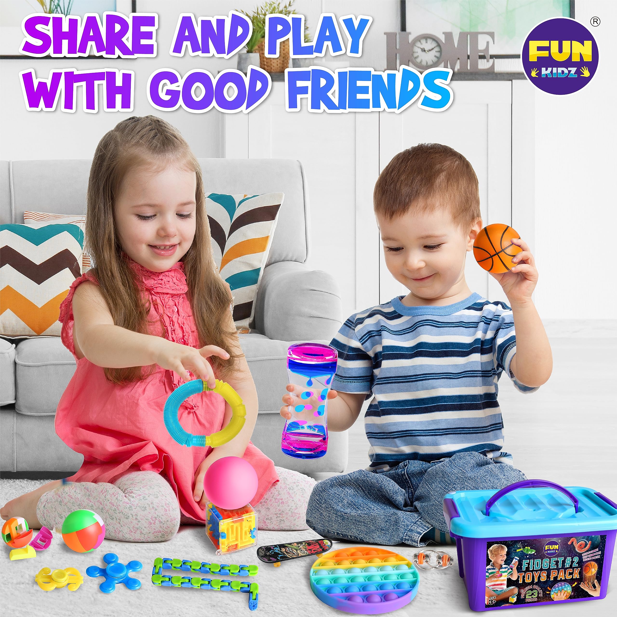 FUN KIDZ party favors jumbo set adds color to celebrations.