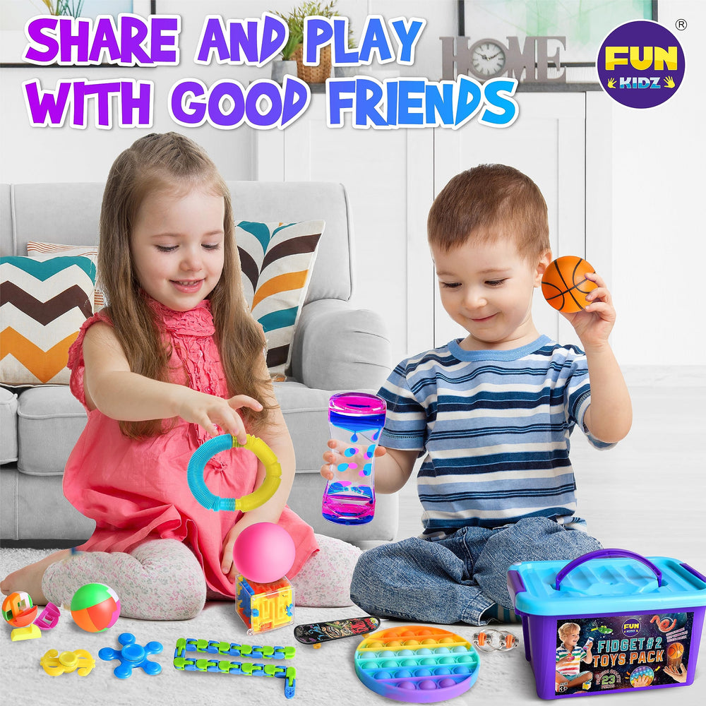FUN KIDZ party favors jumbo set adds color to celebrations.