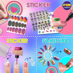 Compact FUN KIDZ kit fits neatly for home spa days or travel