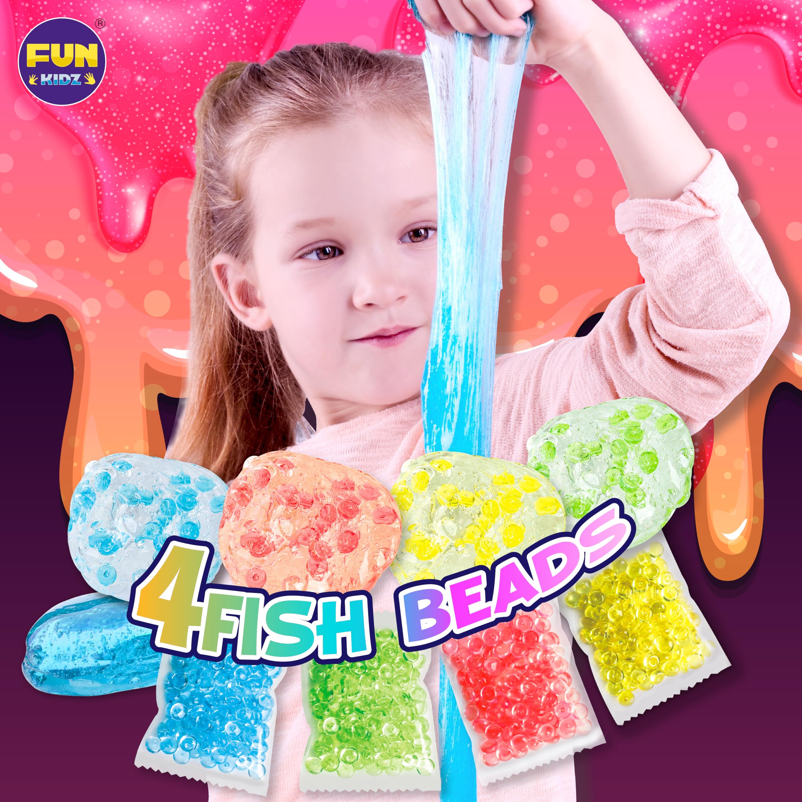 FunKidz premade slime jar offers ready-to-play fun without mixing.