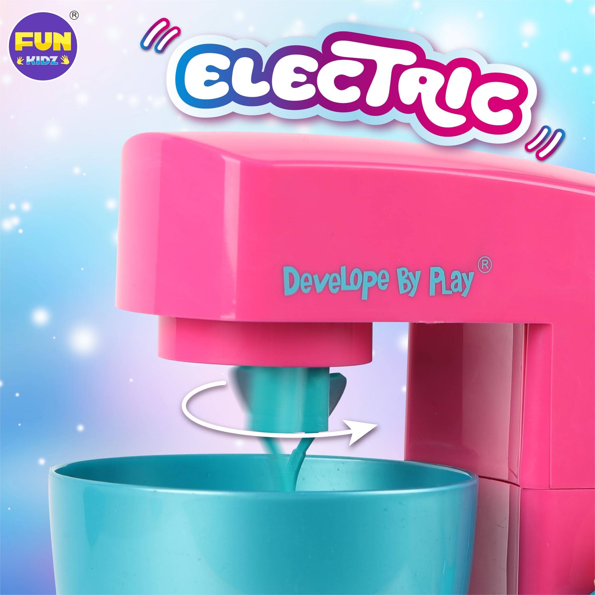 Funkidz scented color slime glue adds vibrant color and scent.