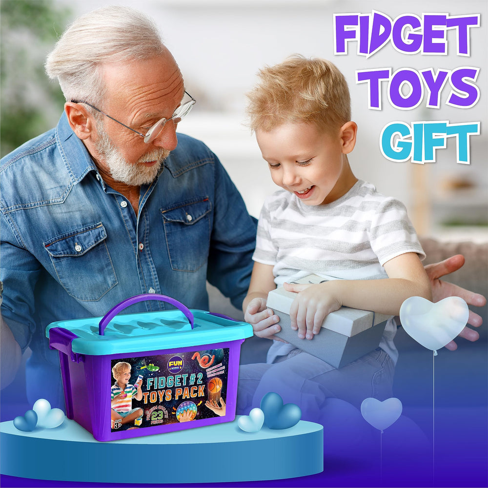 FUN KIDZ assorted fidget toys variety engages curious hands.