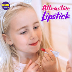 FUNKIDZ washable makeup uses water-soluble formulas for quick removal.