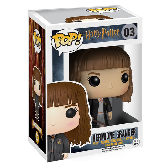 Funko Hermione Granger POP! figure for shelf display.