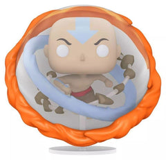 Funko Aang Avatar State glow-in-the-dark glow detail visible in low light.