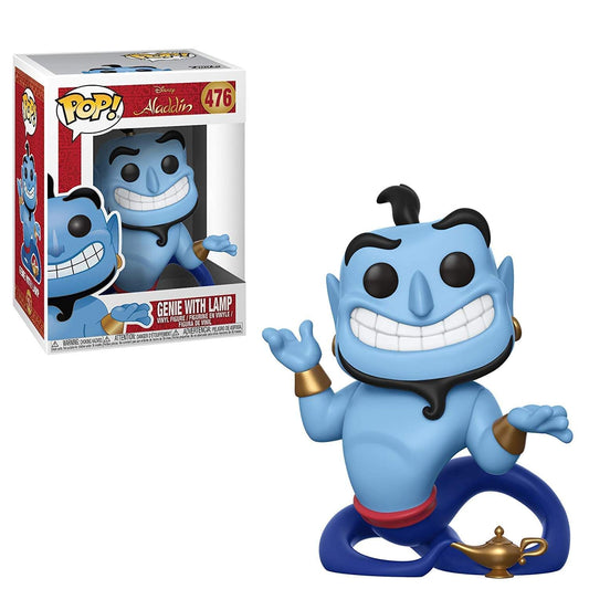 Funko Aladdin Genie with Lamp Pop! front view for eye-catching display and collection