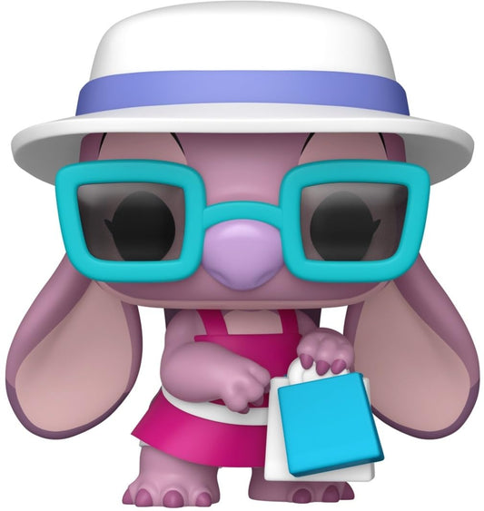 Funko Angel with Bags from Lilo & Stitch, front view for display and collection.