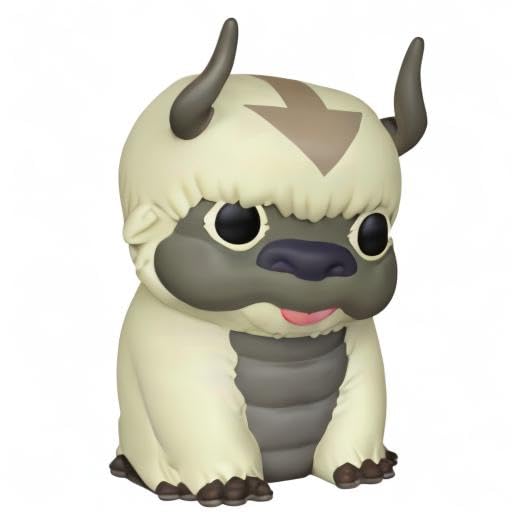Funko Appa Avatar POP figure on shelf with vibrant multicolor display