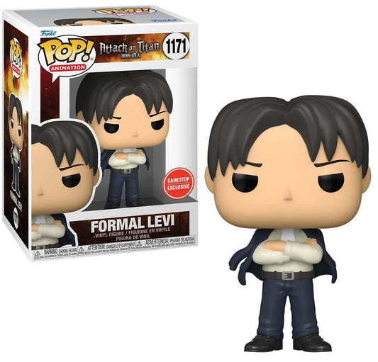 Funko Attack on Titan Formal Levi 9cm front-view display figure